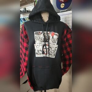 Upcycled Oversized Horror Hoodie